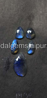 Blue Labradorite Rose Cut Slices